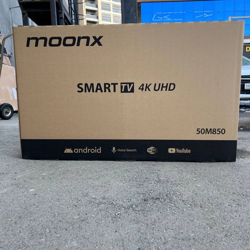 Телевизор Moonx 50/55 4K Smart TV android Доставка бесплатно Скидка!