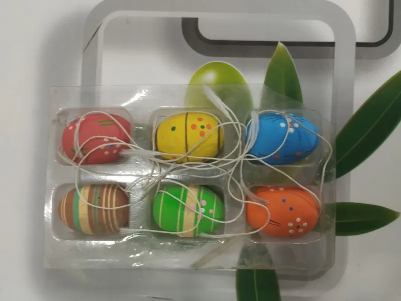 Пасхальные деревянные яйца