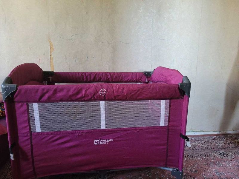 Детская кроватка 3в1 кроватка, люлька, манеж Cool Baby фирменный. Детская кроватка 3в1 кроватка, люлька, манеж Cool Baby фирменный.