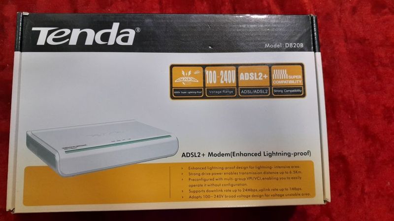 Tenda ADSL Modem не роутер нету вай фая