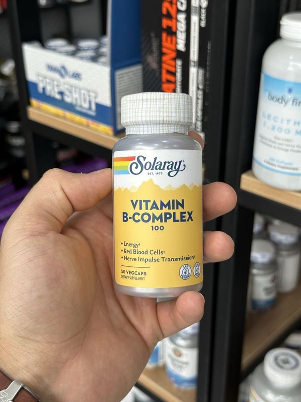 Solaray Vitamin B-complex 100 mg 50 капсул