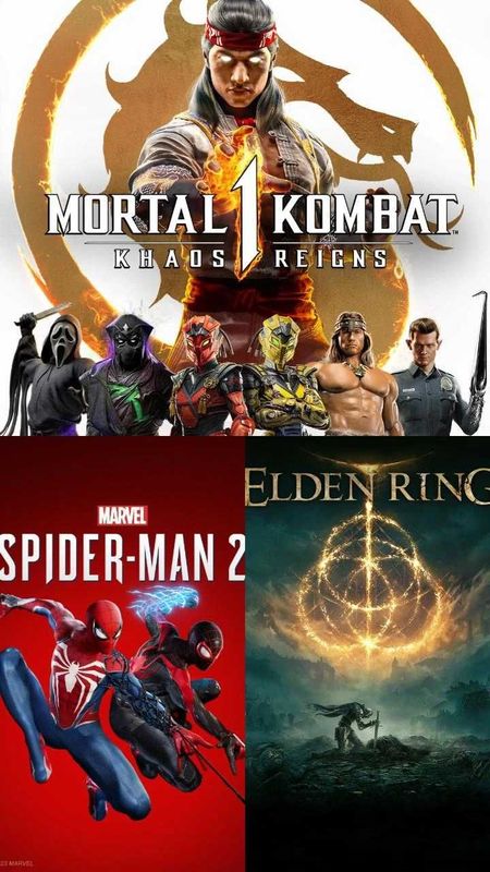 Дёшево PS5 игры, хиты Mortal Kombat 1, Spider-man 2, Elden Ring