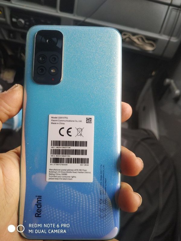 Redmi NOT 11 128/6+2 IDEAL xech qanne aybi yug zaryad 2 kunga yetadi