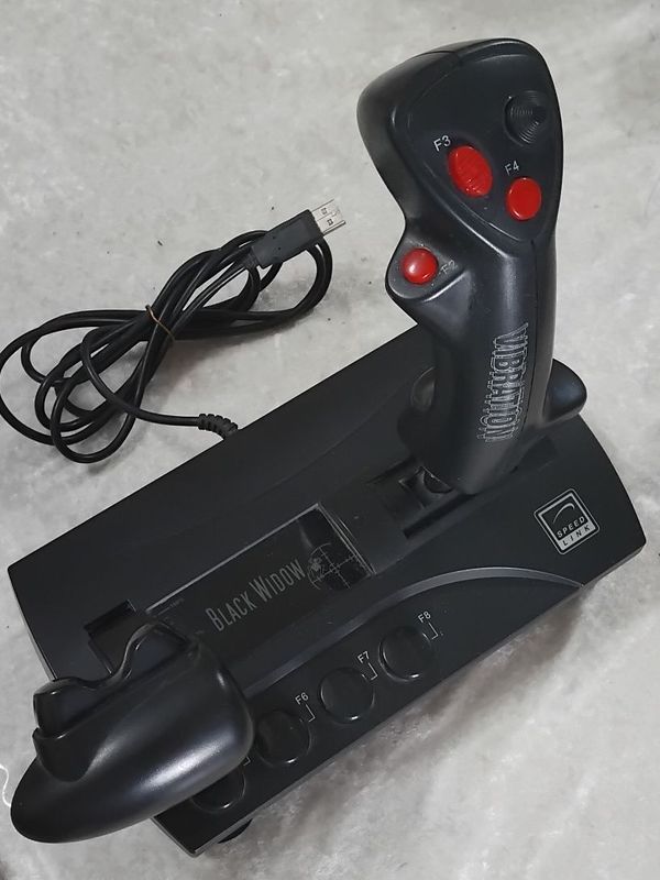 Джойстик авиасимулятора SpeedLink BlackWidow SL-6640 Джойстик авиасимулятора SpeedLink BlackWidow SL-6640