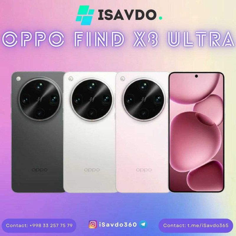 Oppo Find X8 Ultra (Oldindan to`lovsiz | Без предоплаты) (Рассрочка) Oppo Find X8 Ultra (Oldindan to`lovsiz | Без предоплаты) (Рассрочка)