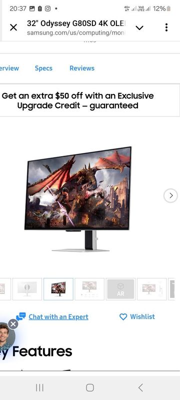 Samsung Odyssey OLED G8 S32 DG802SN Samsung Odyssey OLED G8 S32 DG802SN