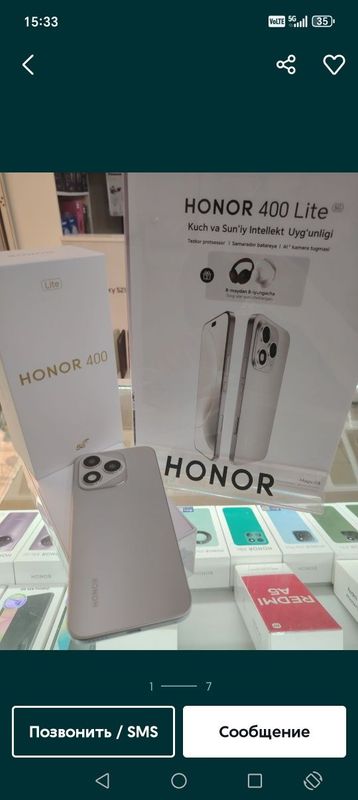 Honor 400 lite 8/256gb 5G yengi Honor 400 lite 8/256gb 5G yengi