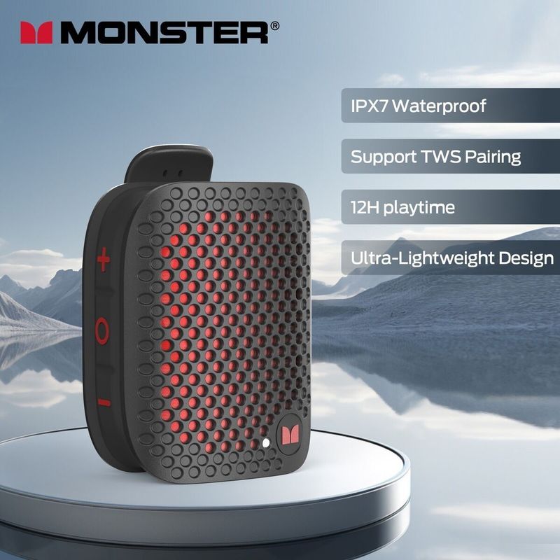 Носимая Bluetooth-колонка Monster Blaster Micro Носимая Bluetooth-колонка Monster Blaster Micro