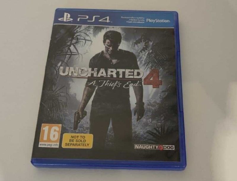 uncharted 4 playstation 4 disk sotiladi zor holatda ruschasi bor