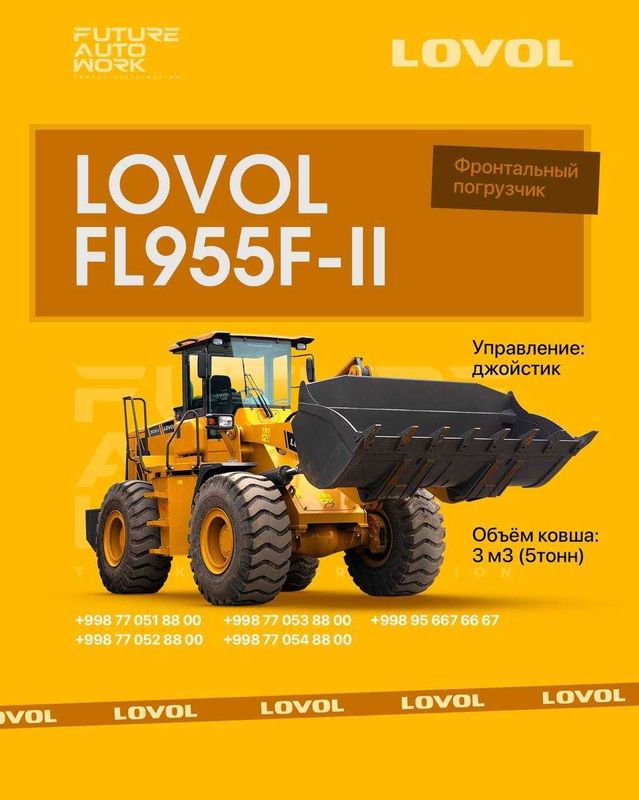 Halol nasiya savdo 12 oyga LOVOL FL955 3 kublik