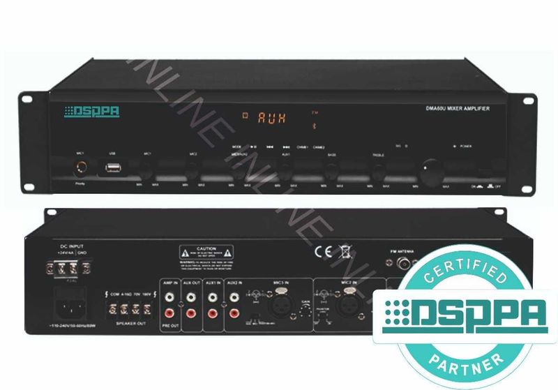 Цифровой микшер усилитель DMA650U (650W) MP3/FM Цифровой микшер усилитель DMA650U (650W) MP3/FM