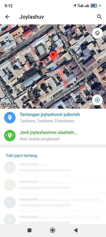 Yunusobodda uchastka sotiladi