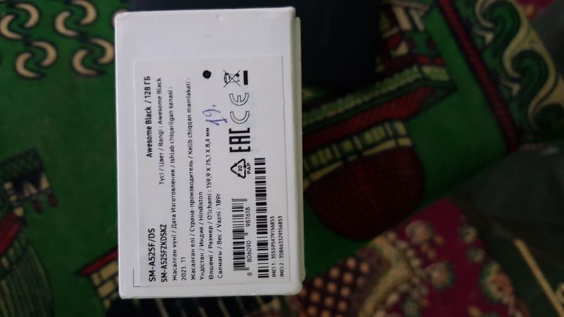 Samsung a52 sitiladi