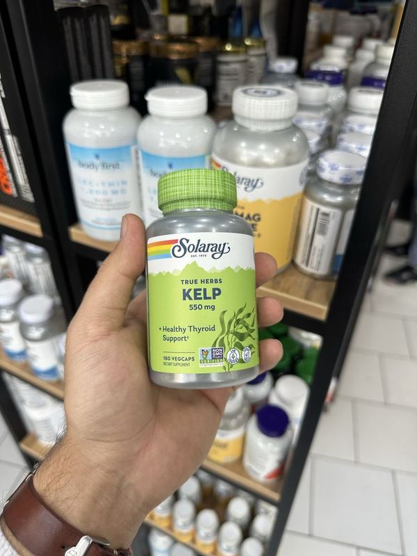 Solaray Kelp 550 mg 180 капсул