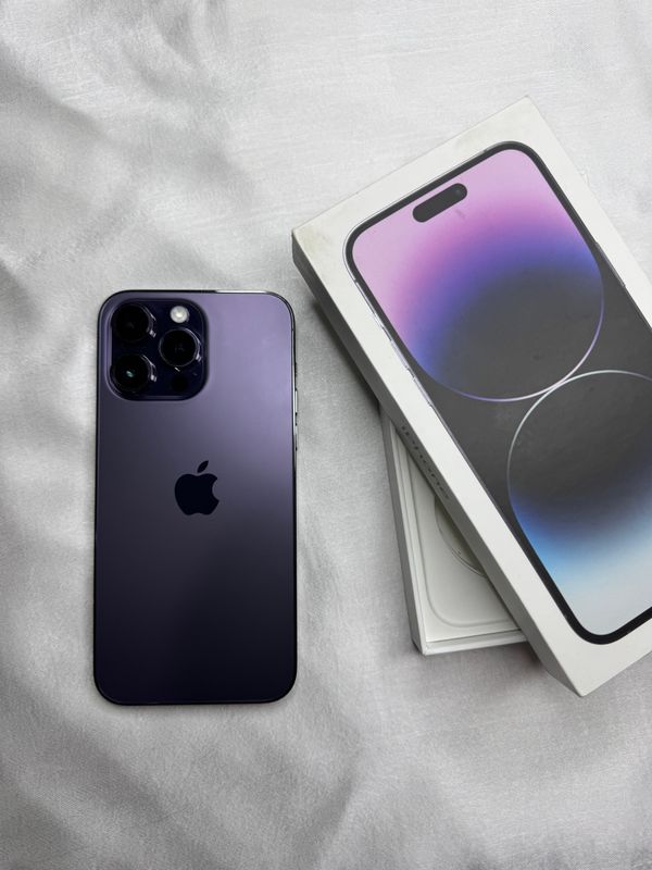 iPhone 14 ProMax 256gb Pruple Akk: 89% Kelwamiz iPhone 14 ProMax 256gb Pruple Akk: 89% Kelwamiz