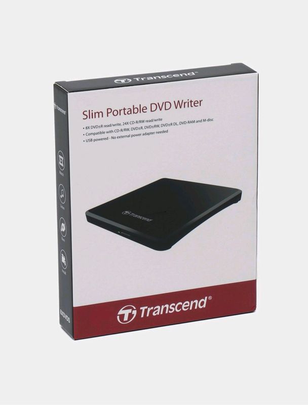 Внешний привод DVD Transcend для чтения и записи