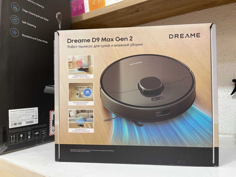 Робот-пылесос Xiaomi Dreame D9 Max (EU, черный) Робот-пылесос Xiaomi Dreame D9 Max (EU, черный)