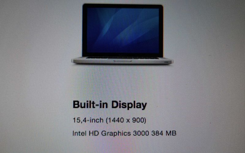 MacBook Pro 15" (2011) MacBook Pro 15" (2011)