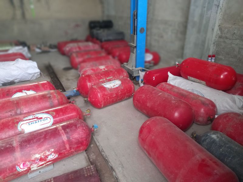 Metal va propane gaz Metal va propane gaz