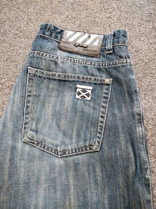 джинсы OFF WHITE джинсы OFF WHITE