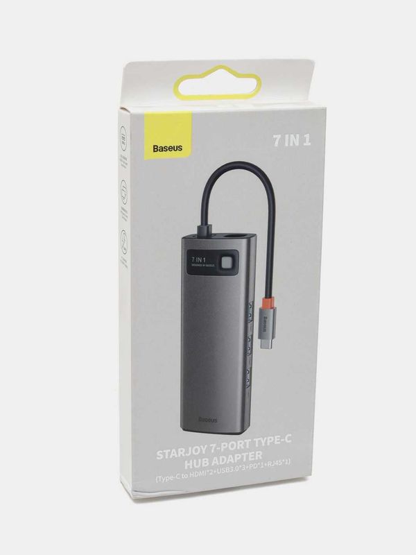 Baseus Hub док станция для ноутбука 7 in 1 (WKWG040113) Baseus Hub док станция для ноутбука 7 in 1 (WKWG040113)
