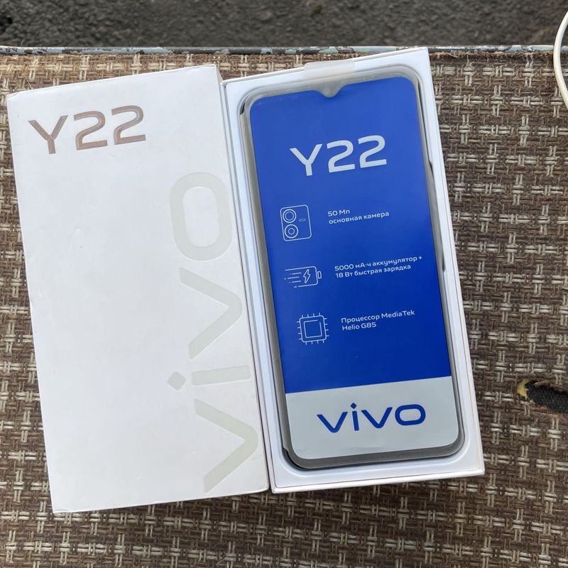 Vivo Y22 yangi hali ishlamagan xotira 4/64 Vivo Y22 yangi hali ishlamagan xotira 4/64