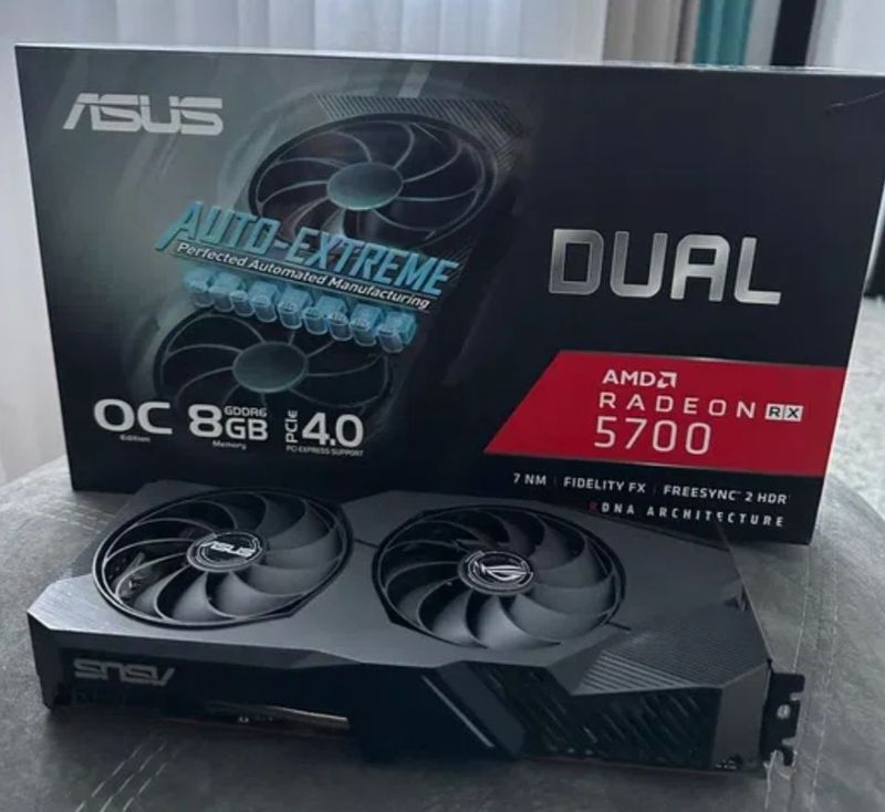 Игровой видеокарта Rx 5700 8gb 256bit