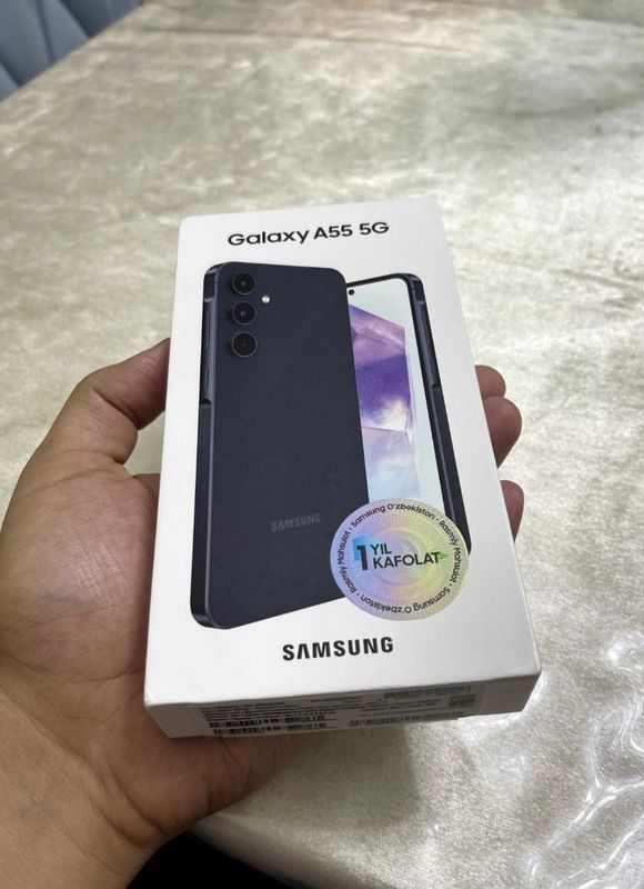 Samsung A55 5G 8/256GB Black Vetnam Orginal Ideal Tel Sotiladi.! Samsung A55 5G 8/256GB Black Vetnam Orginal Ideal Tel Sotiladi.!