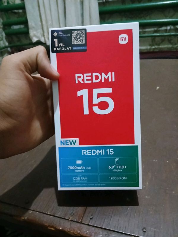 redmi 15 12ga 128 tali hali yangi iwlatilmagan redmi 15 12ga 128 tali hali yangi iwlatilmagan