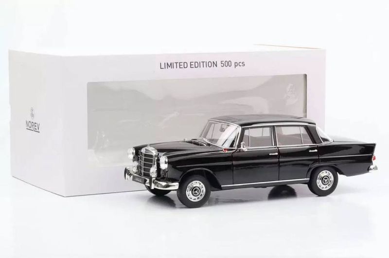 Mercades-Benz 190 D W110 Heckflosse 1964 Black Norev Limitid 1:18