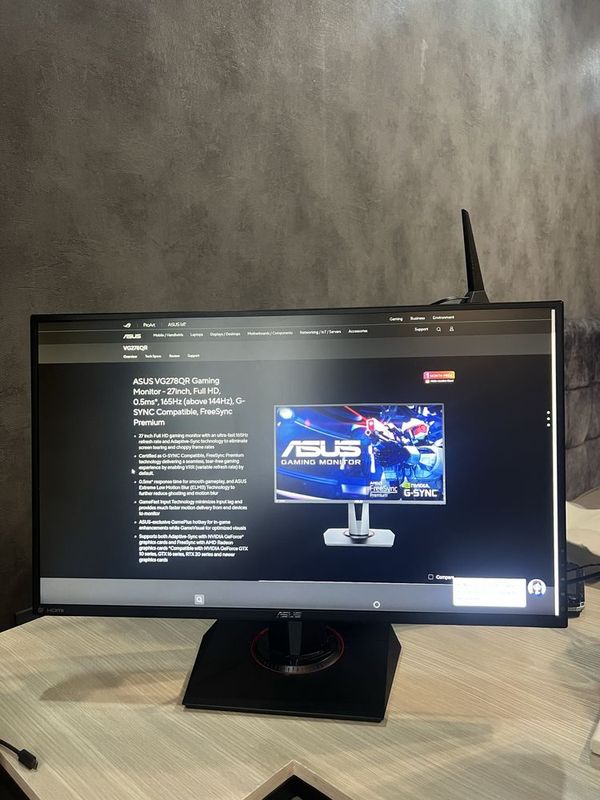 Монитор Asus 27" 165 Герц Монитор Asus 27" 165 Герц