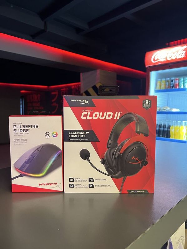 Б/У 20 шт • Наушники HyperX cloud II • Мишки HyperX Pulsefire Surge Б/У 20 шт • Наушники HyperX cloud II • Мишки HyperX Pulsefire Surge