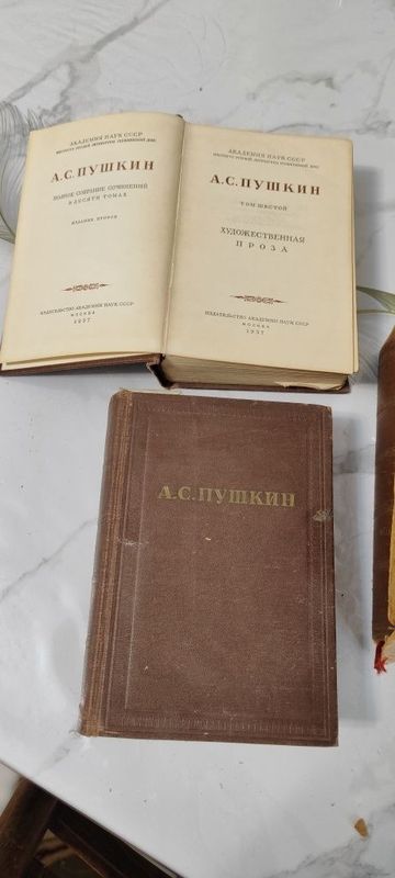 Собрание сочинений Пушкин размер мини.10томов Собрание сочинений Пушкин размер мини.10томов