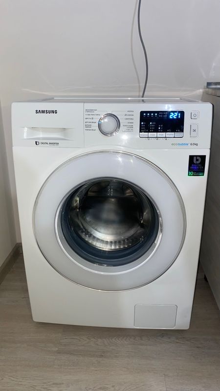 Samsung Invertor 6 kg ecobubble sifatli yengi turipti