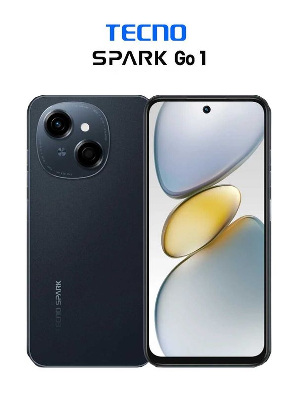 Смартфон Tecno Spark Go 1, 120 Hz 6.67 IPS , 3/64 , 4/64 GB и 4/128 GB