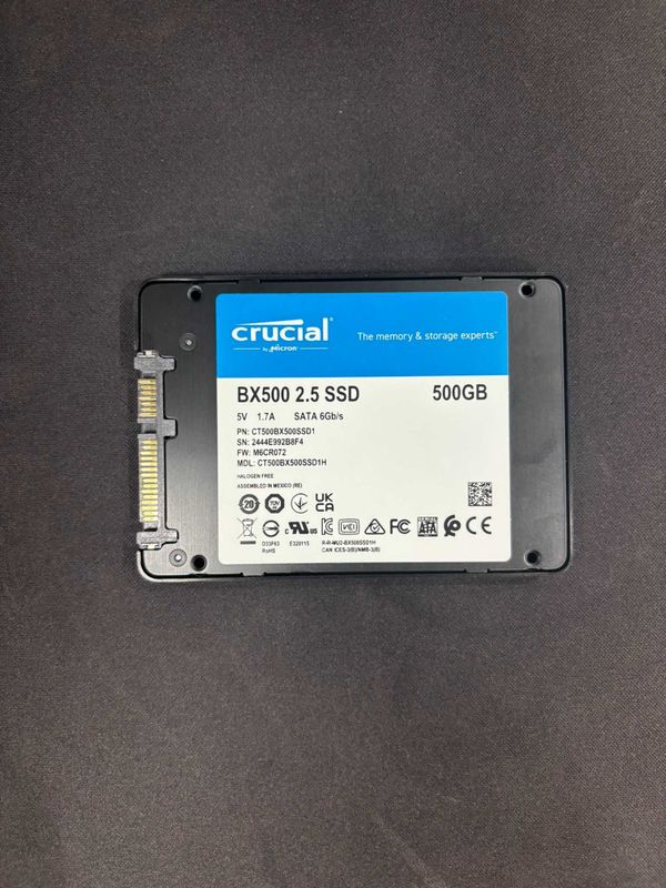 SSD Crucial BX500 500Gb