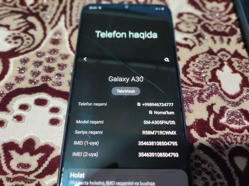 Samsung a30 va Samsung a51 edial holatda Samsung a30 va Samsung a51 edial holatda