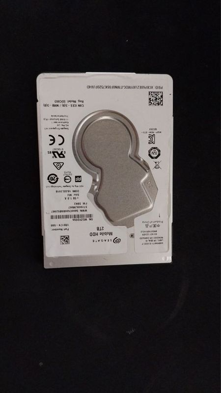 seagate 2T noutbook HDD