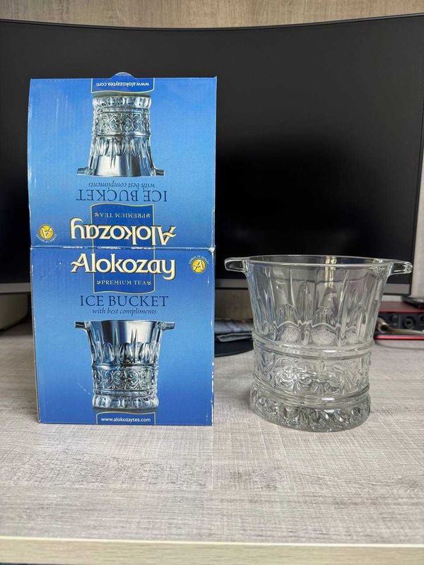 Ведерко для льда из хрусталя Alokozay Ведерко для льда из хрусталя Alokozay