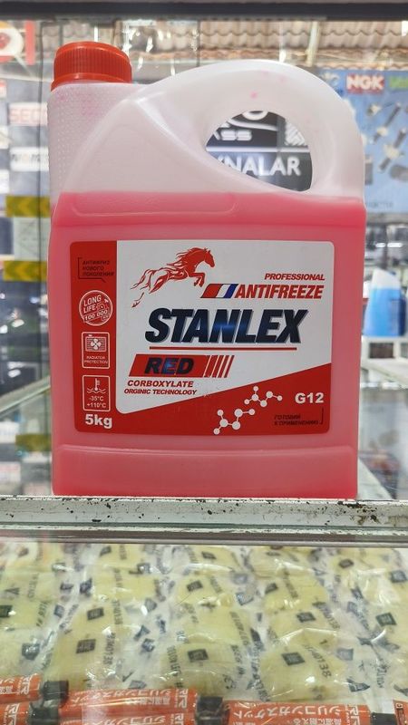 Antifreeze Stanlex 5L 1L Qizil Ko'k Yashil Antifreeze Stanlex 5L 1L Qizil Ko'k Yashil