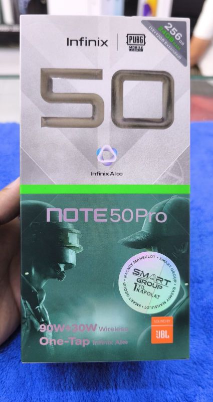 Infinix note 50 pro 24/256 qora