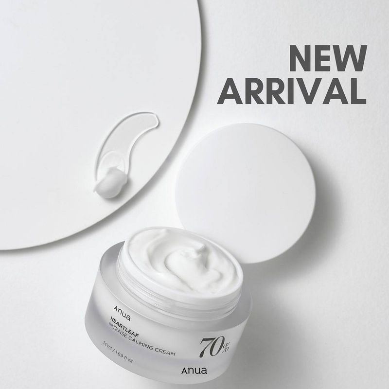 Интенсивный барьерный крем на основе хауттюйнии Anua Heartleaf 70% Intense Calming Cream Интенсивный барьерный крем на основе хауттюйнии Anua Heartleaf 70% Intense Calming Cream