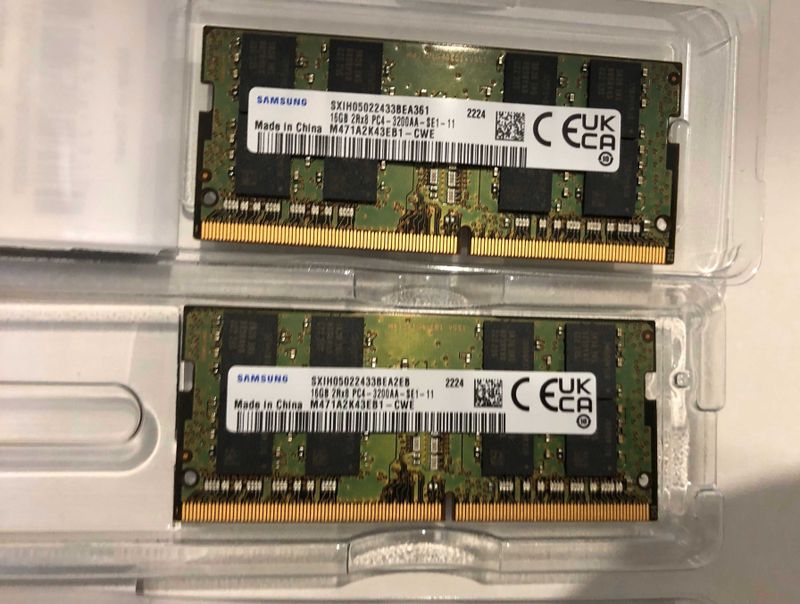 DDR4 SODIMM 32Gb (16 Gb+16 Gb) 3200AA Samsung
