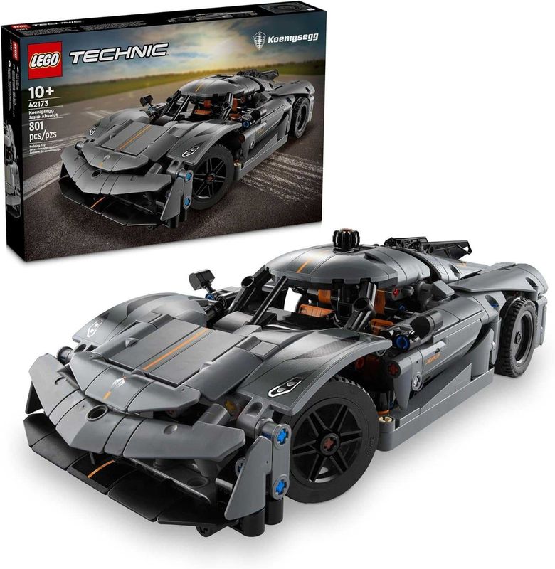 LEGO Technic Koenigsegg Jesko Absolut Grey Гиперкар 42173 LEGO Technic Koenigsegg Jesko Absolut Grey Гиперкар 42173