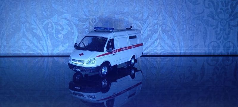 Газел скорая помощь 1:43 масштаб Газел скорая помощь 1:43 масштаб