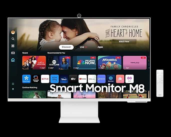 Samsung 32" Монитор Smart M8 4K белый Samsung 32" Монитор Smart M8 4K белый