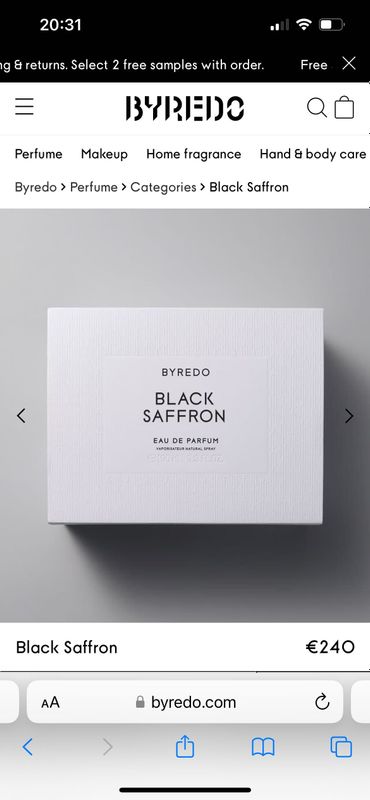 Парфюм Byredo Black Saffron 100 ml