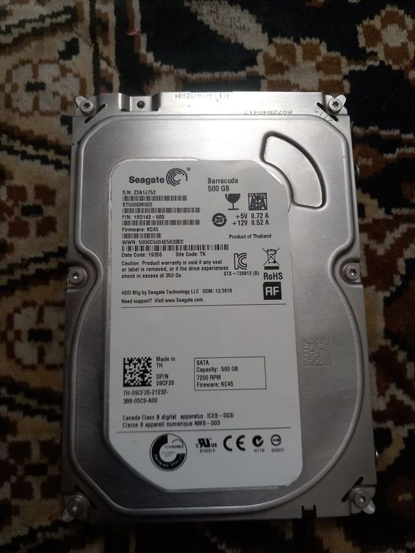 Жёсткий диск 500gb