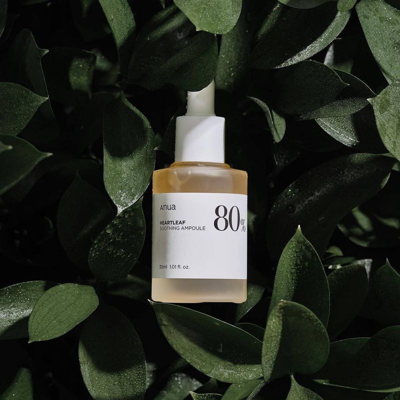 Успокаивающая ампула на основе хауттюйнии Anua Heartleaf 80% Moisture Soothing Ampoule Успокаивающая ампула на основе хауттюйнии Anua Heartleaf 80% Moisture Soothing Ampoule