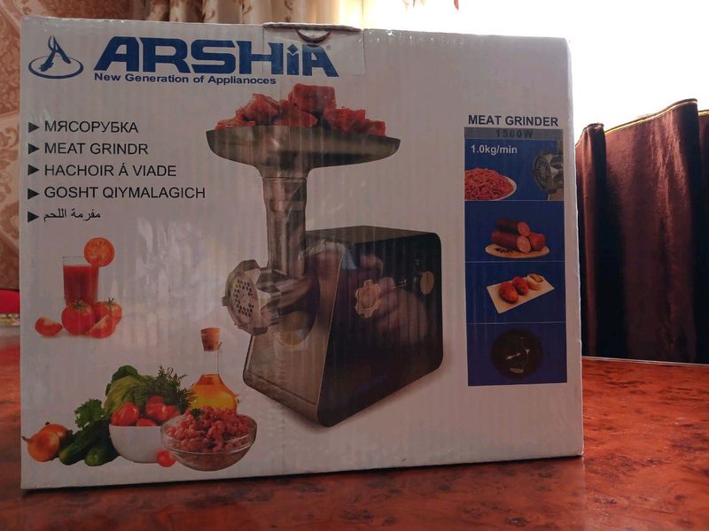 myasorubka arshia yangi upakovkasi ochilmagan myasorubka arshia yangi upakovkasi ochilmagan